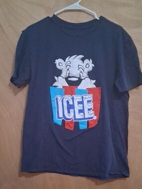 Ice Kids Short Sleeve Tee with Red & Blue Logo